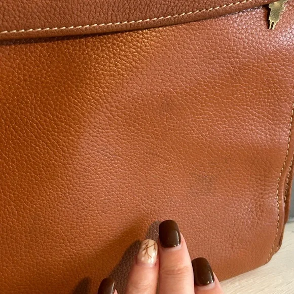 Vintage Longchamp Le Foulenne Tan Leather Attache Briefcase - Picture 6 of 15